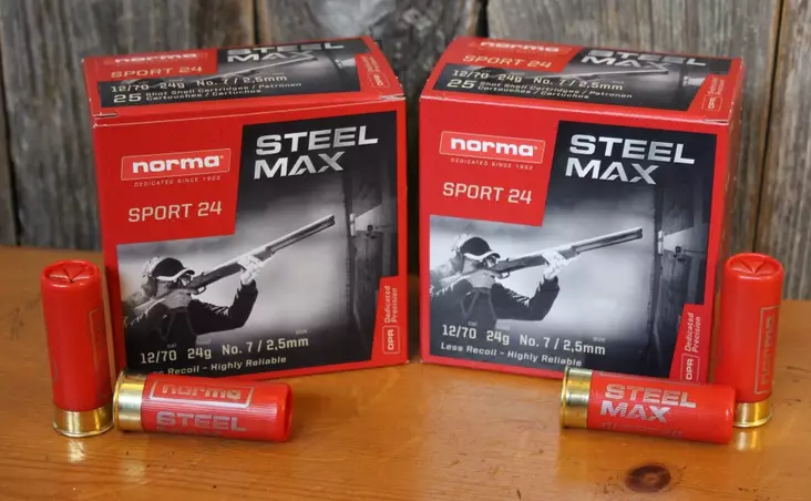 Norma Steel Max Sport 24 12/70 24g #7 25kpl - Korvaavat haulikonpatruunat - 7393923321844 - 1
