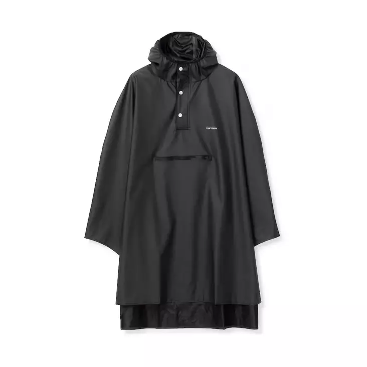 Tretorn PU Rainponcho Jet Black -sadeviitta - Sadevaatteet - 7392136827334 - 1