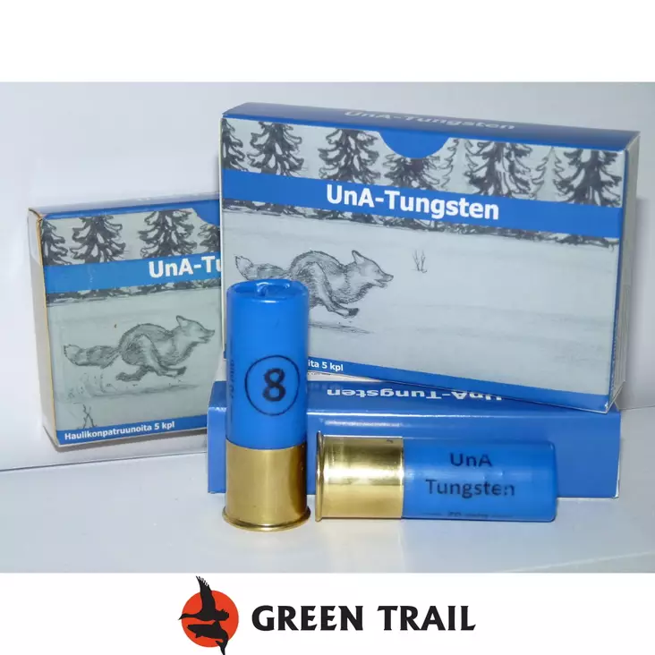 UnA-Tungsten patruuna 12/70 32g 5kpl - Haulikon kaliiperi 12/70 - 6430068624094 - 1