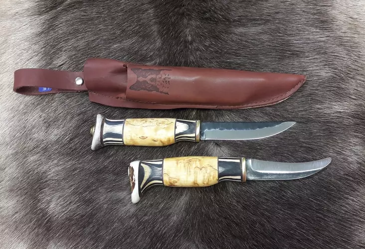Wood Jewel Karjalankarhukoira -tuplapuukko - Puukot ja veitset - 3950001278434 - 1