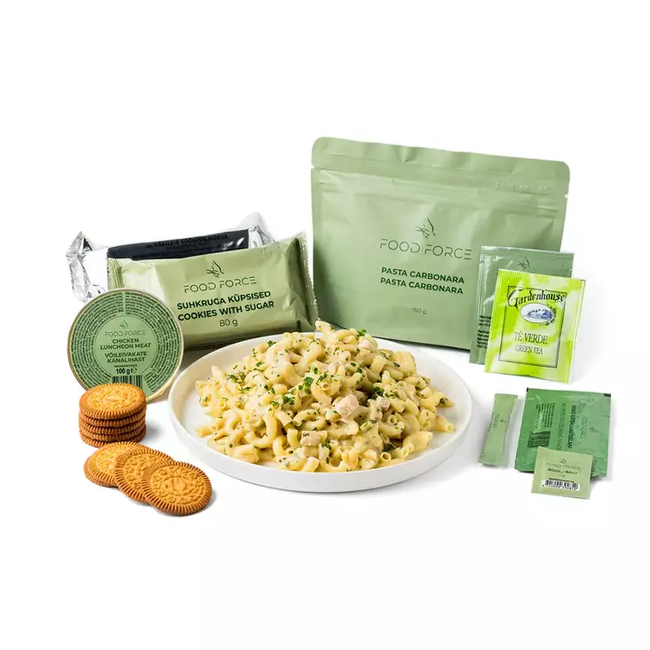 Food Force Pasta carbonara main meal - Retkiruokailu - 4745090393804 - 1