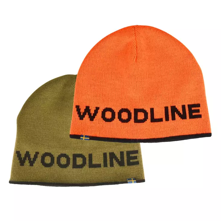 Woodline Käännettävä Pipo liekehtivä/vihreä - Hatut - 7333080052144 - 1