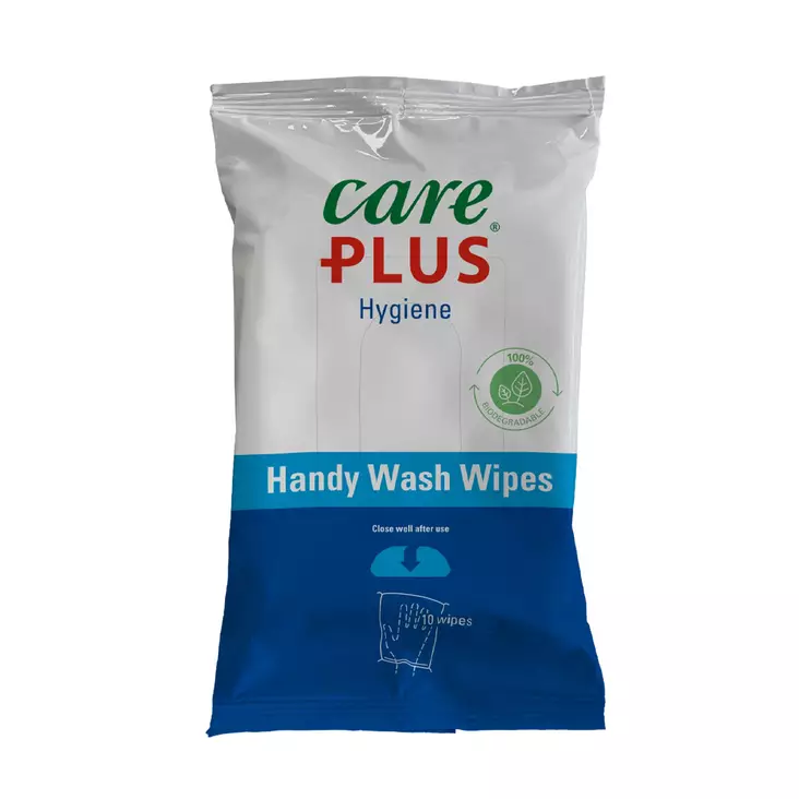 Care Plus Hygiene Handy Wash Wipes 10x -puhdistusliinat - Retkeilyn pientarvikkeet - 8714024348704 - 1