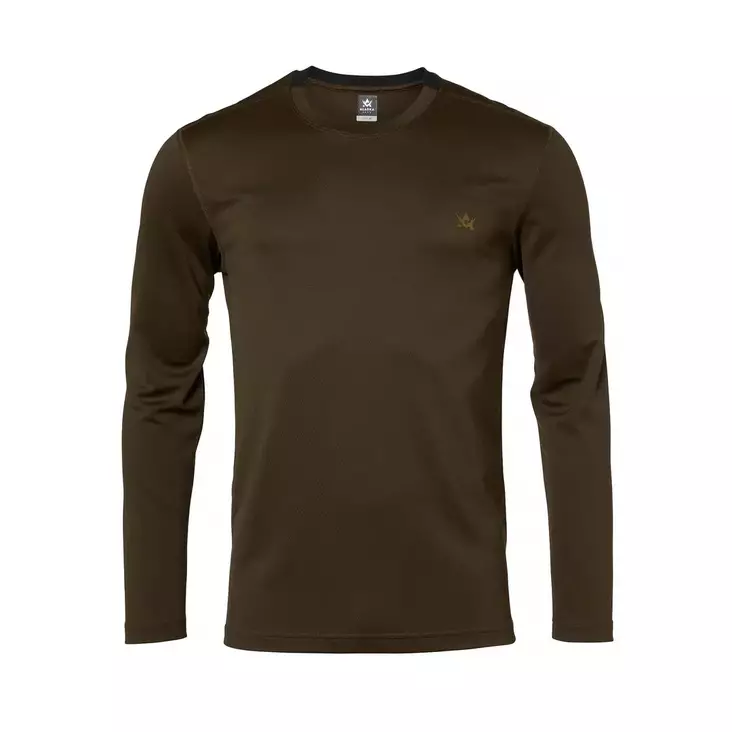 Alaska CoolDry Long-sleeve T-Shirt Solid Brown - Paidat ja neuleet - 6438347062254 - 1