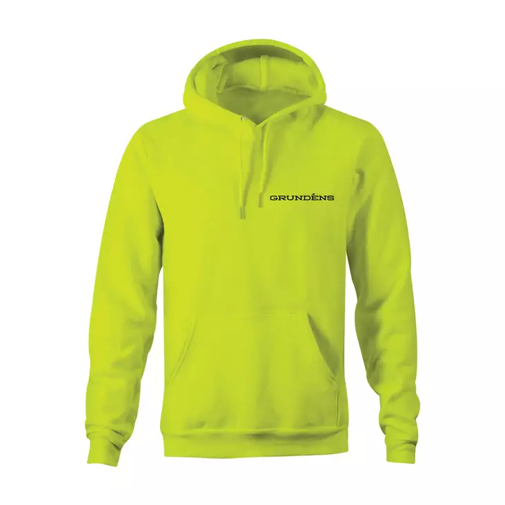 Grundéns Displacement DWR Hoodie Hi-Vis Yellow -huppari - Paidat ja neuleet - 7332525249804 - 1