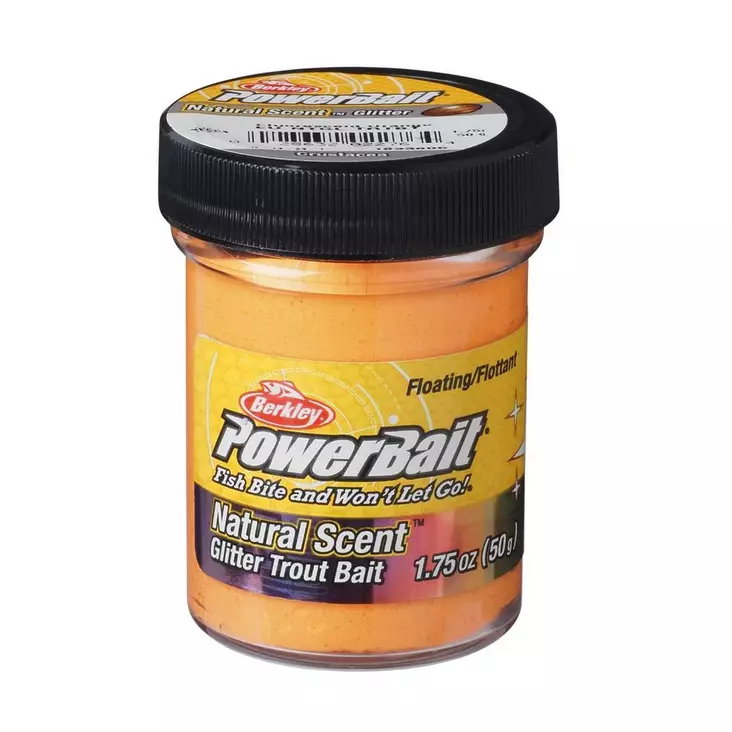 Berkley Powerbait Natural Glitter Crustacean FL Orange - Syötit - 028632022764 - 1
