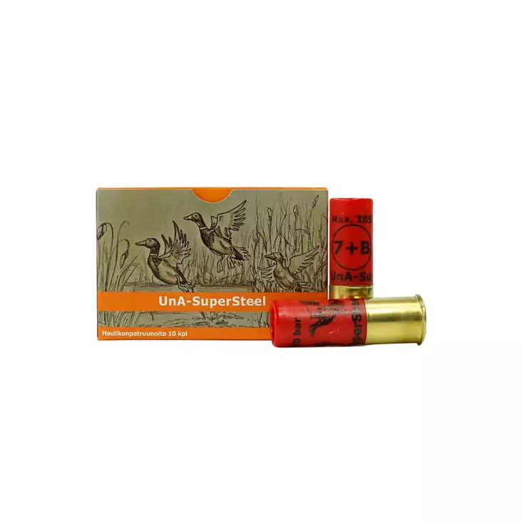 UnA-Super Steel 12/76 #7+B 10kpl - Haulikon kaliiperi 20 - 6430068625404 - 1