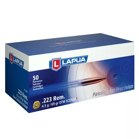 Lapua Scenar .223 Rem 4,5g 50kpl - Kiväärin kaliiperit .222-.243 - 6418267103305 - 1