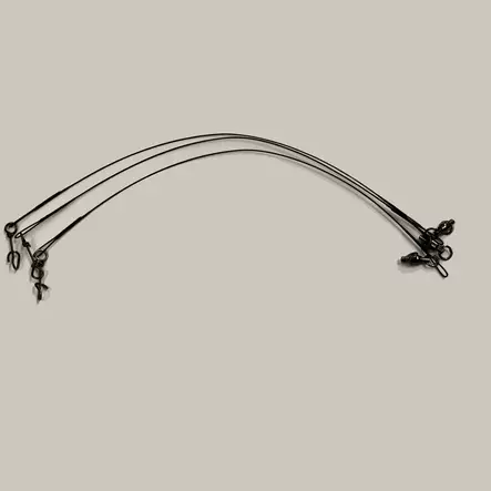 Mustad 7 Strand Wire peruke 3kpl - Kalastus - 40-40-023534445055 - 1