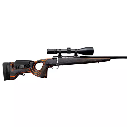 KKC DuoGrip Tikka T3/T3X oikeakätinen musta/oranssi - Aseen tukit - 7073257002625 - 1