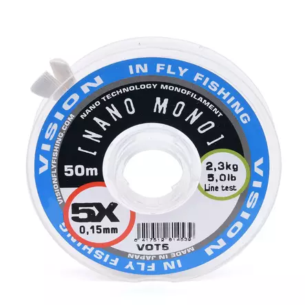 Vision Nano Mono Tippet -perukemateriaali - Perhosiimat ja perukkeet - 6417512814485 - 1