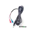 NITEforce 3m Akkujohto 6V/12V ulkoiselle virtalähteelle - Riistakamerat - 6430061581745 - 1
