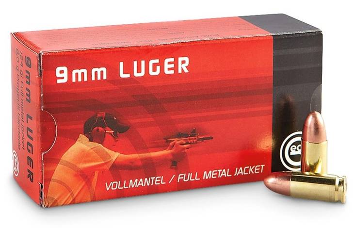 Geco 9mm Luger 8g FMJ 50 ptr/ltk pistoolinpatruuna - Käsiasepatruunat - 4000294186295 - 1