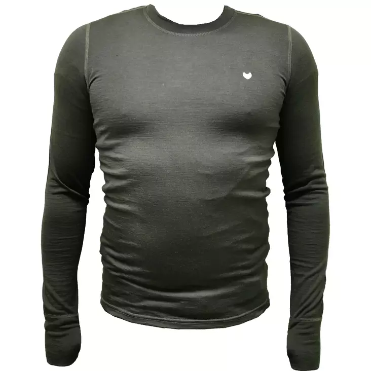 Haunter Merino 180 pyöreäkaula-aukkoinen merinovilla aluspaita - Alusasut - 7340143772345 - 1