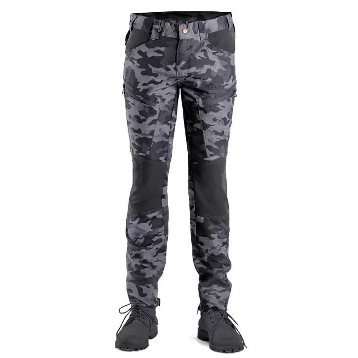 Haunter Nora Black Camo -ulkoiluhousu - Camo housut - 7340143714505 - 1