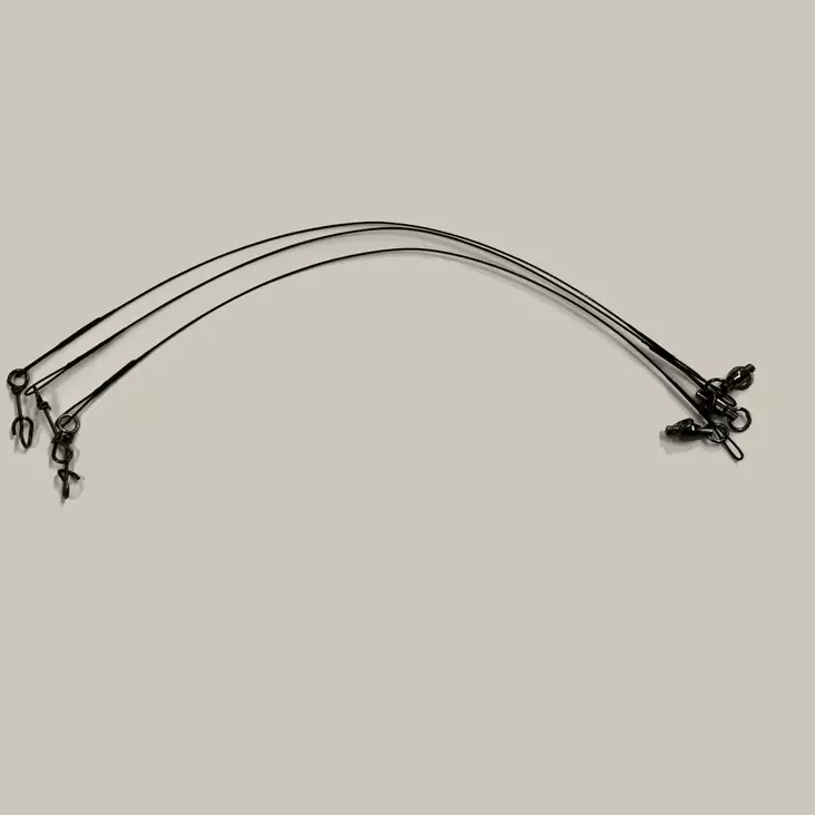 Mustad 7 Strand Wire peruke 3kpl - Kalastajan työkalut ja tarvikkeet - 023534445055 - 1