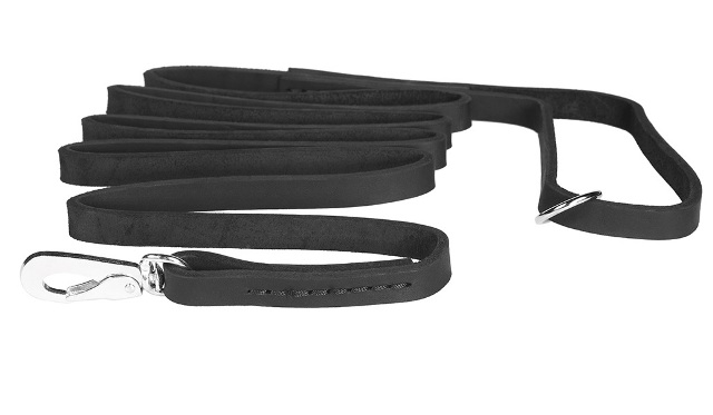 Pet First Fatty Leather Rasvanahkatalutin, tikattu - Koiran talutushihnat - 6416140290845 - 1