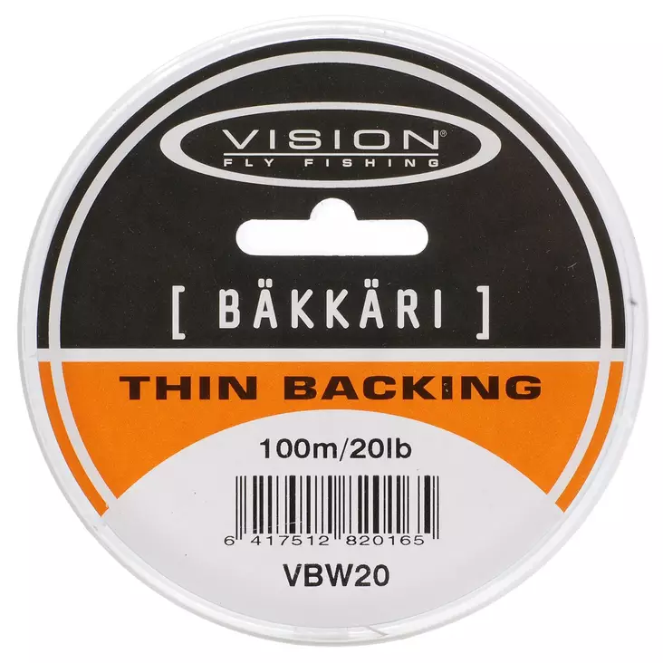 Pohjasiima Vision Bäkkäri 20lb 100m White - Perhosiimat ja perukkeet - 6417512820165 - 1