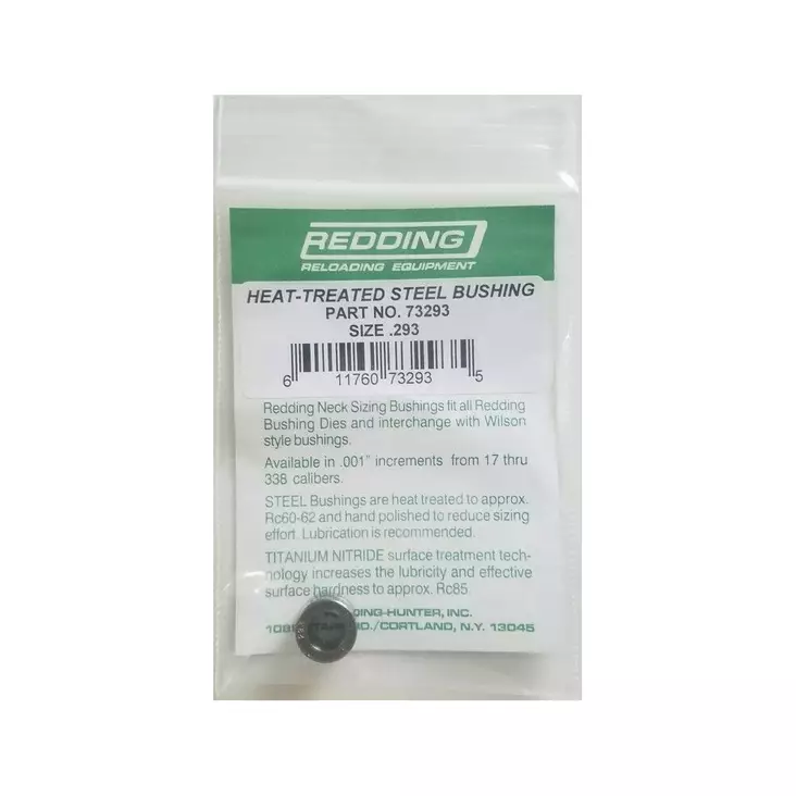 Redding-kalibrointiholkki .293 (6,5mm) Teräs - Jälleenlataus holkit - 611760732935 - 1