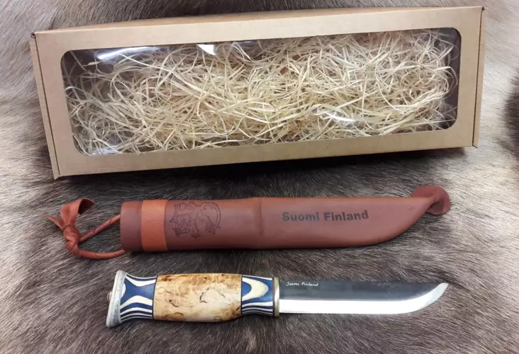 Wood Jewel Leijonapuukko 13cm - Puukot ja veitset - 6430063514895 - 1