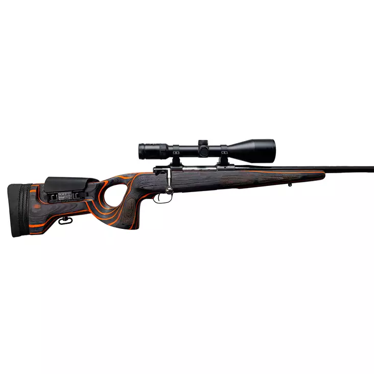 KKC DuoGrip Tikka T3/T3X oikeakätinen musta/oranssi - Aseen tukit - 7073257002625 - 1