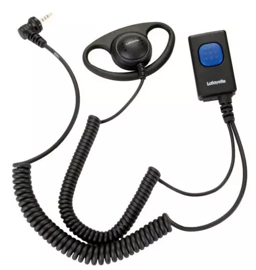 Lafayette Miniheadset 6121, monofoni + korvakuuloke - Radiopuhelintarvikkeet - 7332020061215 - 3