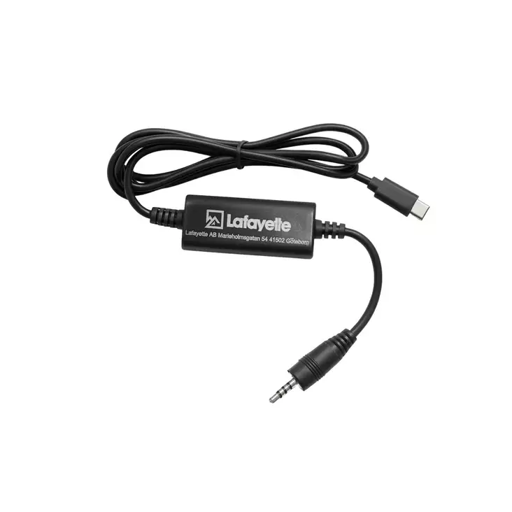 Lafayette USB-C 1 m Micro 5 -latausadapteri - Radiopuhelintarvikkeet - 7332020042665 - 1