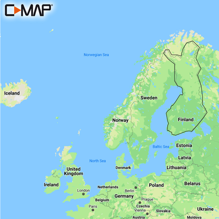 C-Map Discover karttakortti Suomen sisävedet M-EN-Y211-MS - Karttakortit - 9420064119295 - 1