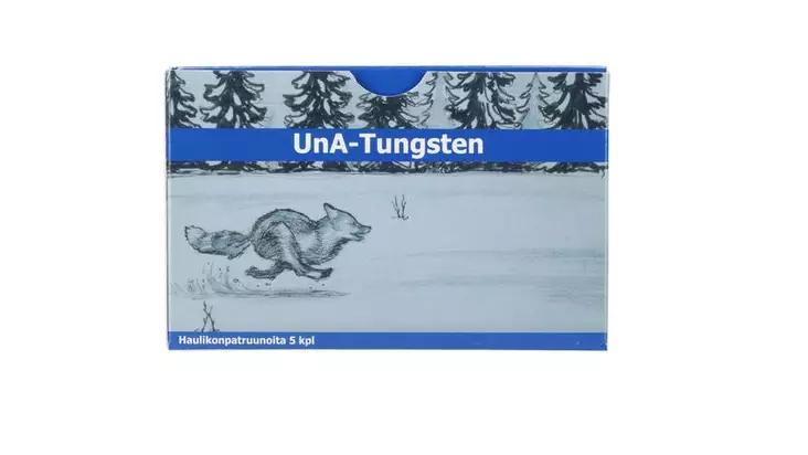 UnA Tungsten 12/76 34g 5kpl -haulikonpatruuna - Haulikon kaliiperi 12/70 - 6430068624315 - 1