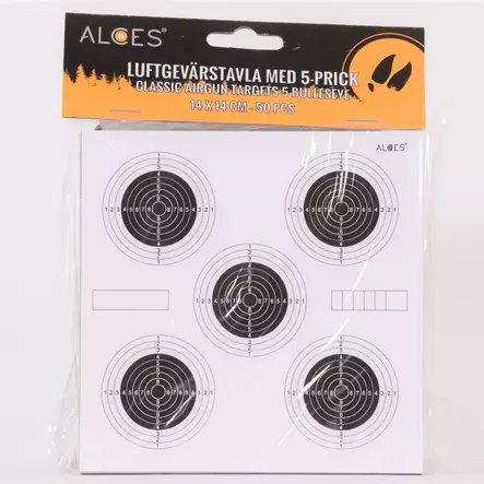 Alces Ilmakivääritaulu 14 x 14 50 kpl - Ilma-asetarvikkeet - 7340143709716 - 1