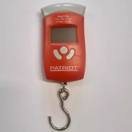 Patriot Digitaalinen Vaaka 50kg - Kalastajan työkalut ja tarvikkeet - 6417512529686 - 1