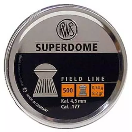 RWS Superdome 4,5mm 0,54g 5000kpl - Ammukset - 40-40-4000294136796 - 1