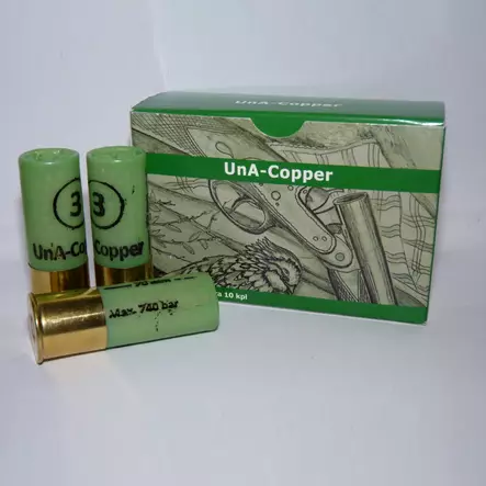 UnA-Copper 12/70 32g 3,5mm Patruuna 10kpl - Haulikon kaliiperi 12/70 - 6430068624346 - 1