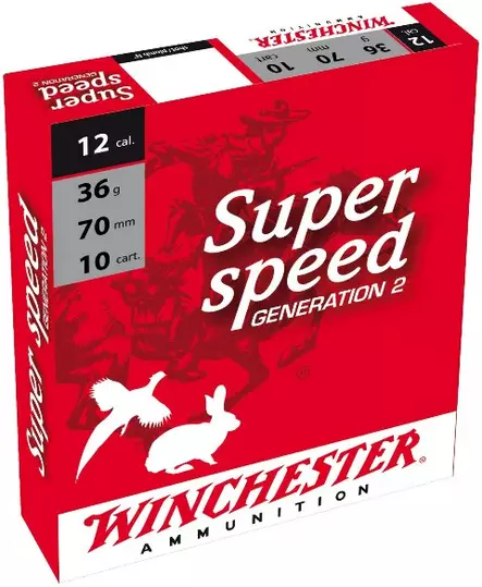 Winchester Super Speed Gen2 12/70 36g 10kpl - Haulikon kaliiperi 12/70 - 634957818106 - 1
