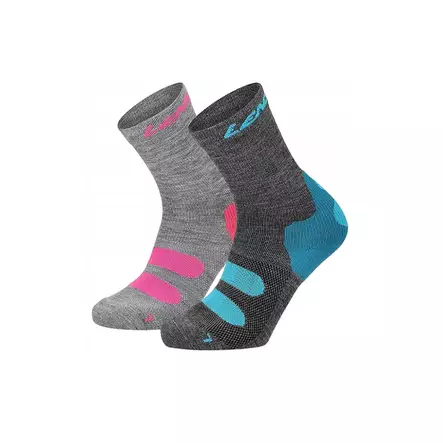 Lenz Outdoor 1.0 vaellussukat, 2 paria/pakkaus - Sukat - 9006729240636 - 1