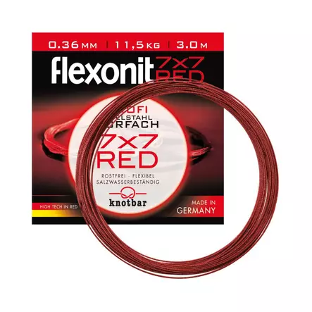 Flexonit 7x7 perukemateriaali RED 4m - Perukkeet ja viehelukot - 4050801019486 - 1
