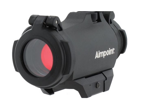 Aimpoint Micro H-2 2MOA Weaver/Picatiny jalusta - Punapistetähtäimet - 7350004384686 - 1