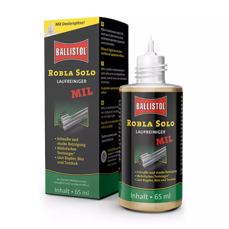 Ballistol Robla Solo Mil Barrel Cleaner 65ml - Aseen puhdistus - 4017777235326 - 1