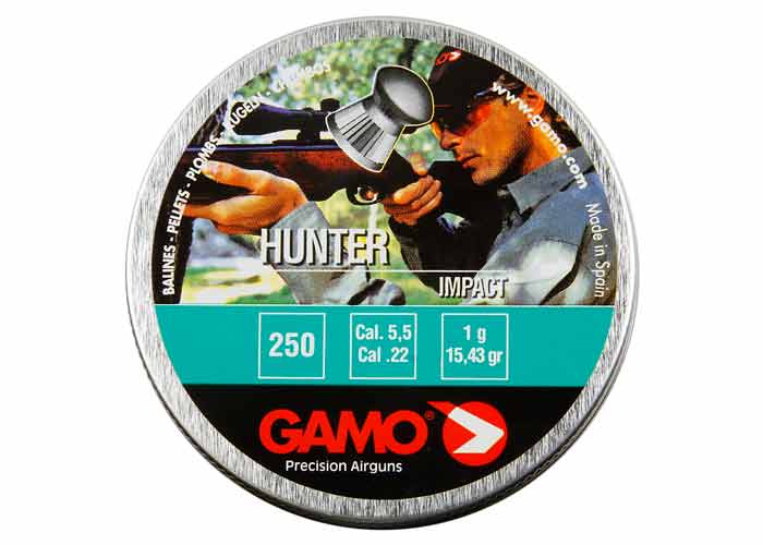 Gamo Hunter Luoti 5,5mm 250kpl - Ilma-aseen panokset - 793676000206 - 1