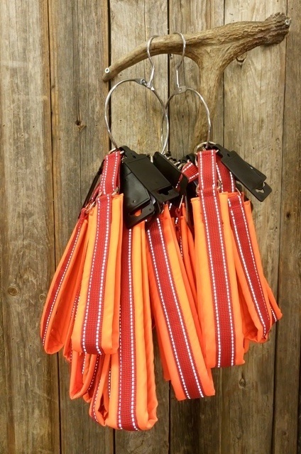 Jokke Astor puolikiristäväpanta heijastimilla, oranssi - Koiran pannat ja valjaat - 6417114344106 - 4