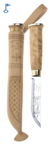 Marttiini Lapinleuku 230 Nahkatupilla - Puukot ja veitset - 6416885138006 - 1