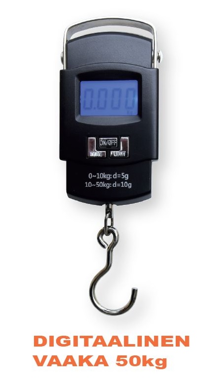 Patriot Digitaalinen vaaka 50 Kg - Kalastajan työkalut ja tarvikkeet - 6417512523356 - 1