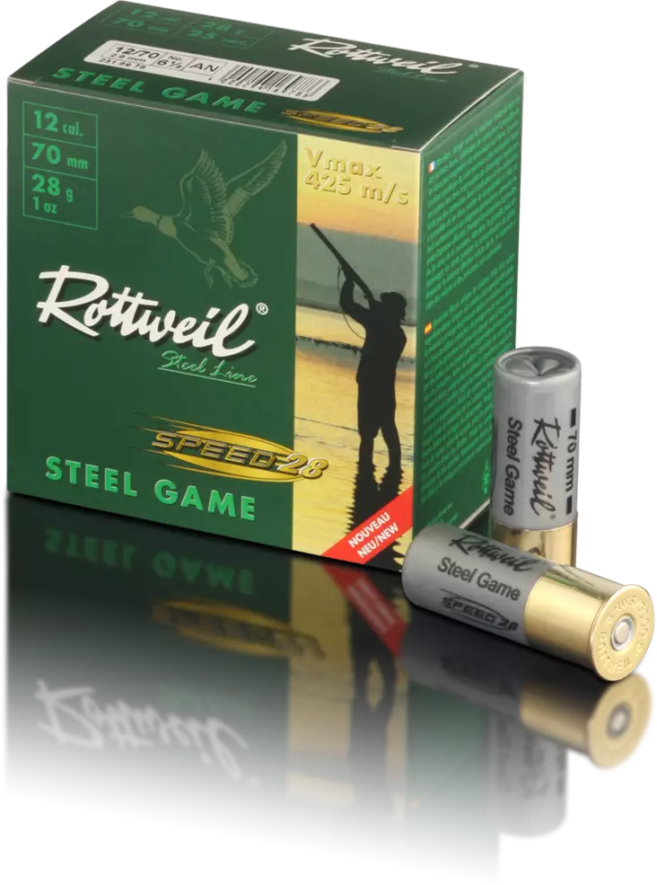 Rottweil Steel Game Speed 12/70 28g 25kpl - Haulikon kaliiperi 12/70 - 3950001289126 - 1