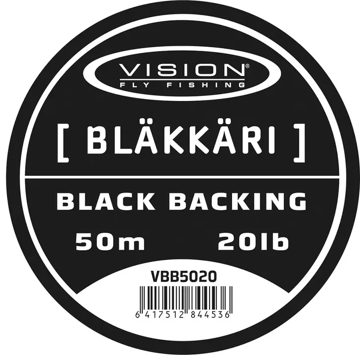 Vision BLÄKKÄRI 50m 20lb -musta pohjasiima - Perhosiimat ja perukkeet - 6417512844536 - 1