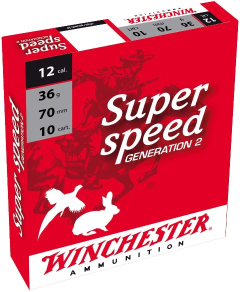 Winchester Super Speed Gen2 12/70 36g 10kpl - Haulikon kaliiperi 12/70 - 634957818106 - 1