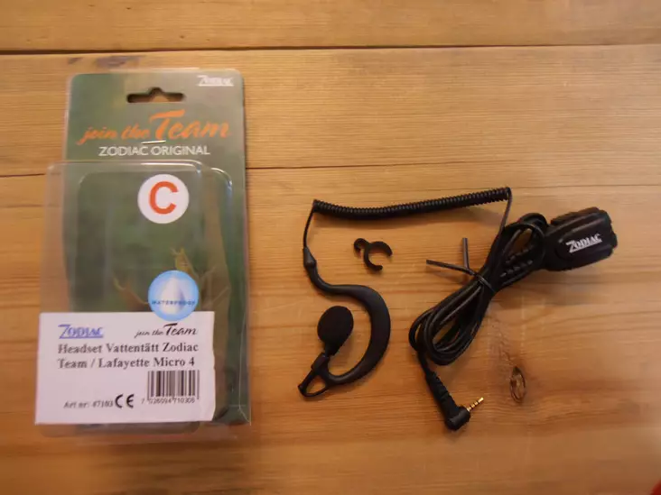 Zodiac Korvakuuloke + Monofoni Lafayetteen - Radiopuhelintarvikkeet - 7036094710306 - 1