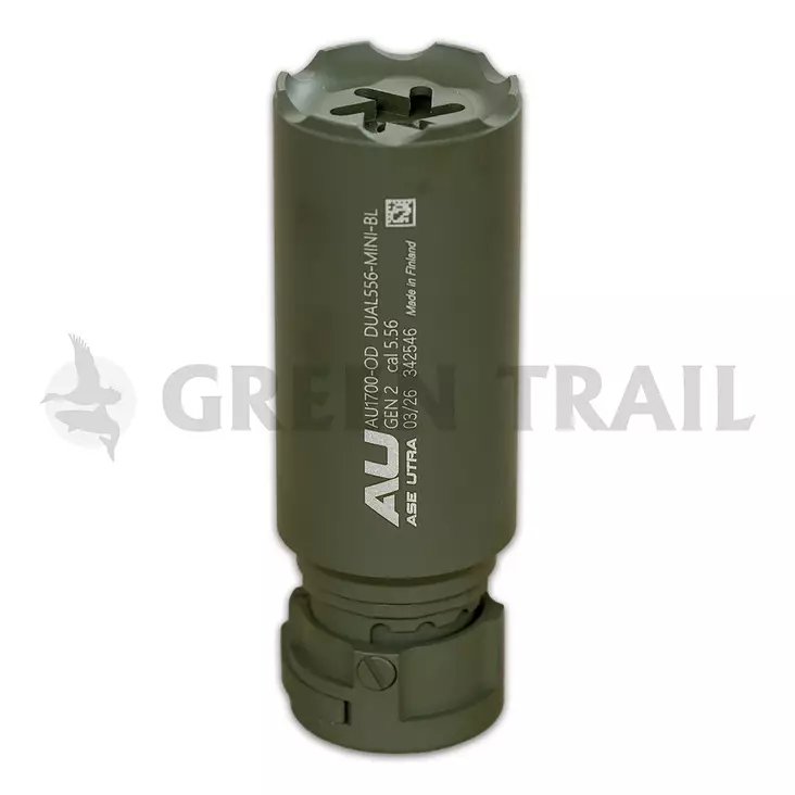 Ase Utra Dual556 Short Gen2 OD-Green - Äänenvaimentajat - 3950001301026 - 1