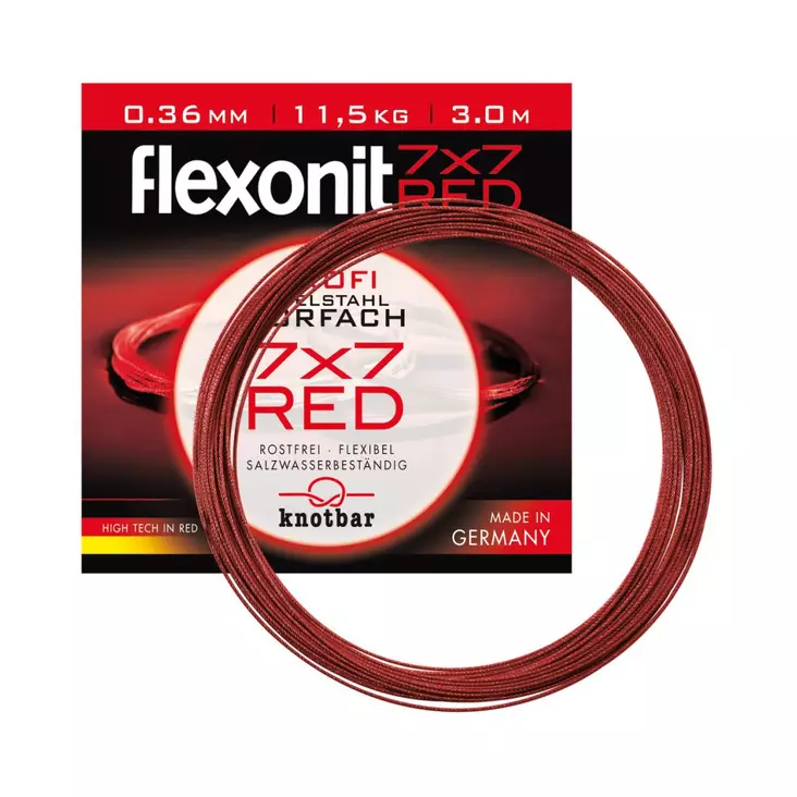 Flexonit 7x7 perukemateriaali RED 4m - Perukkeet ja viehelukot - 4050801019486 - 1