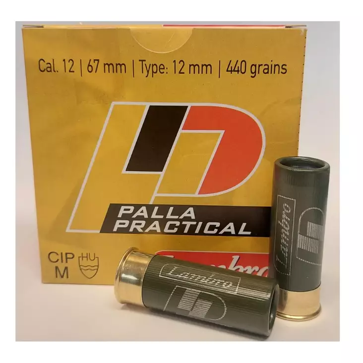 Lambro Palla Practical Slug 12/67 28,5g 25kpl, haulikon täyteinen - Haulikon kaliiperi 12 - 3950001295936 - 1