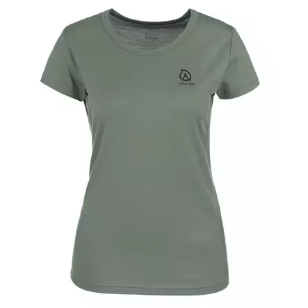 Anar Galda, vihreä -naisten merinovilla t-paita - Paidat ja neuleet - 3950001288037 - 1